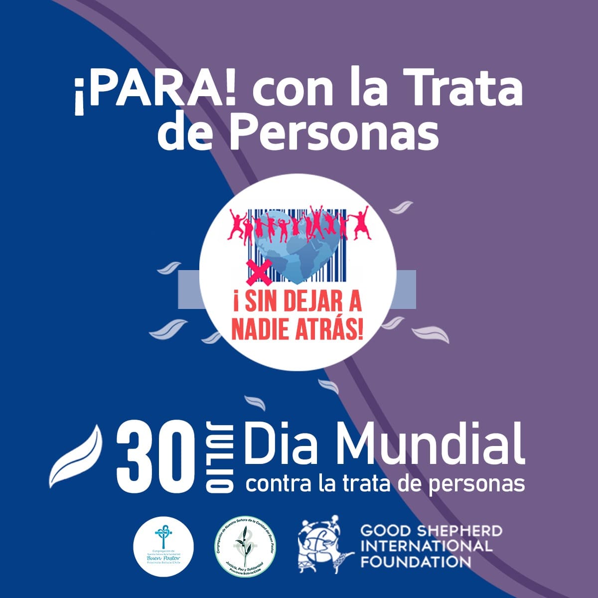 Súmate a la Campaña ¡PARA! con la Trata de Personas, ¡Sin dejar a nadie atrás!  